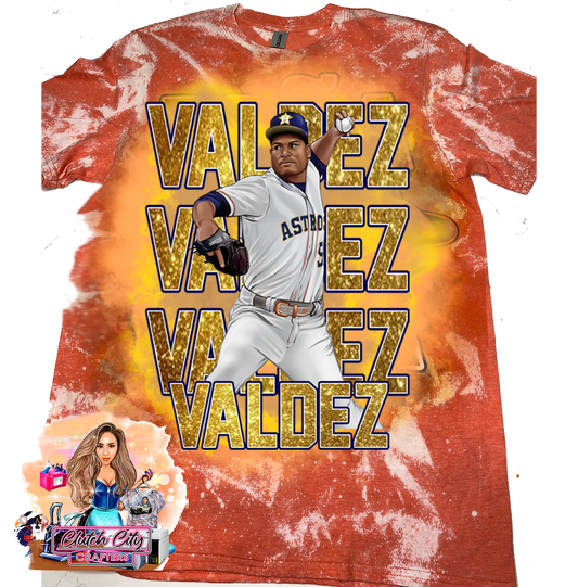 Framber Valdez Orange Bleached Tee 2023