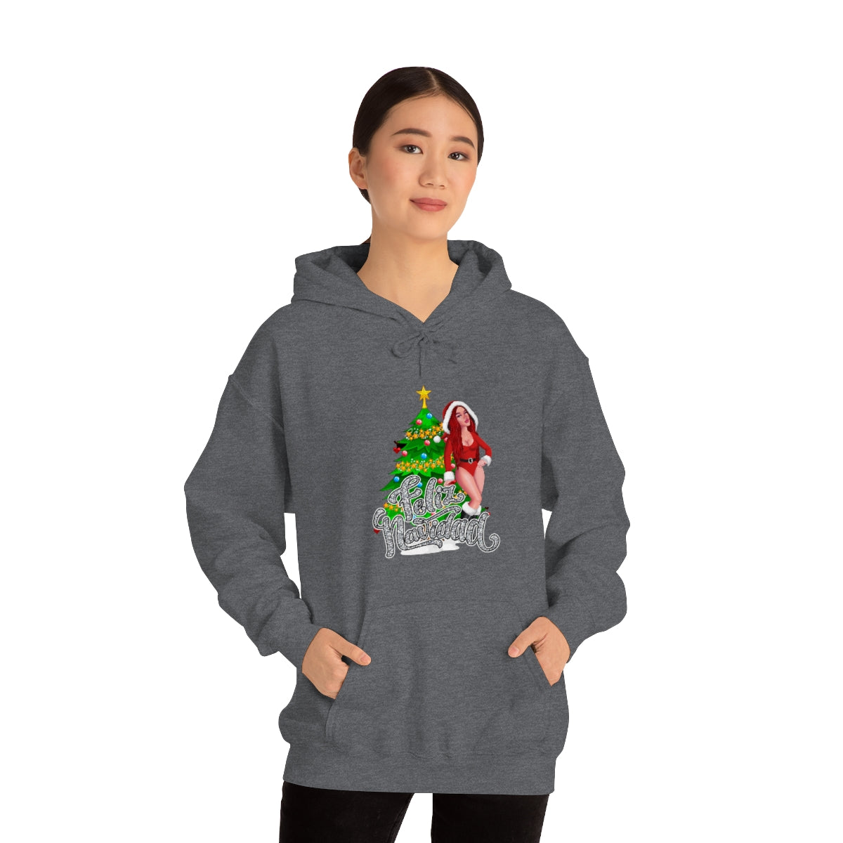 Christmas karol- Unisex Heavy Blend™ Hooded Sweatshirt