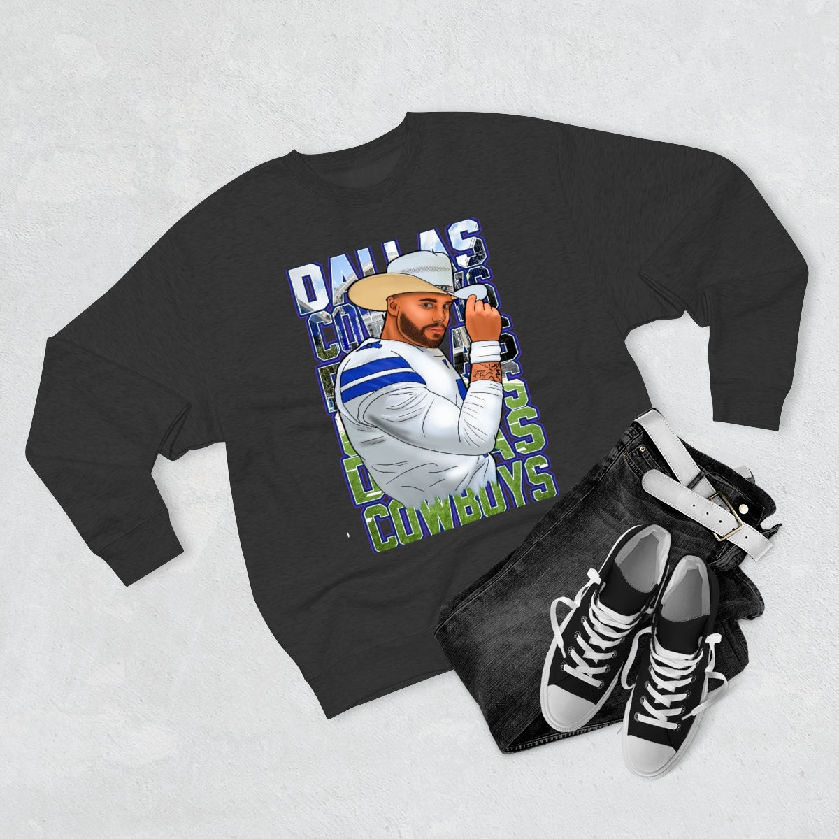 Dak Unisex Premium Crewneck Sweatshirt