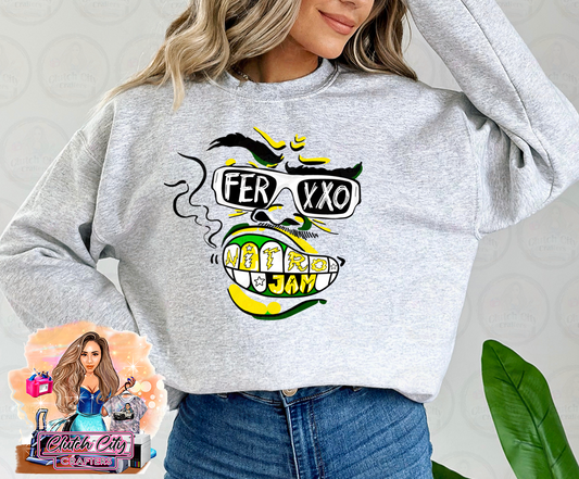 FerXXO Nitro Jam Tour Face Ash Sweatshirt