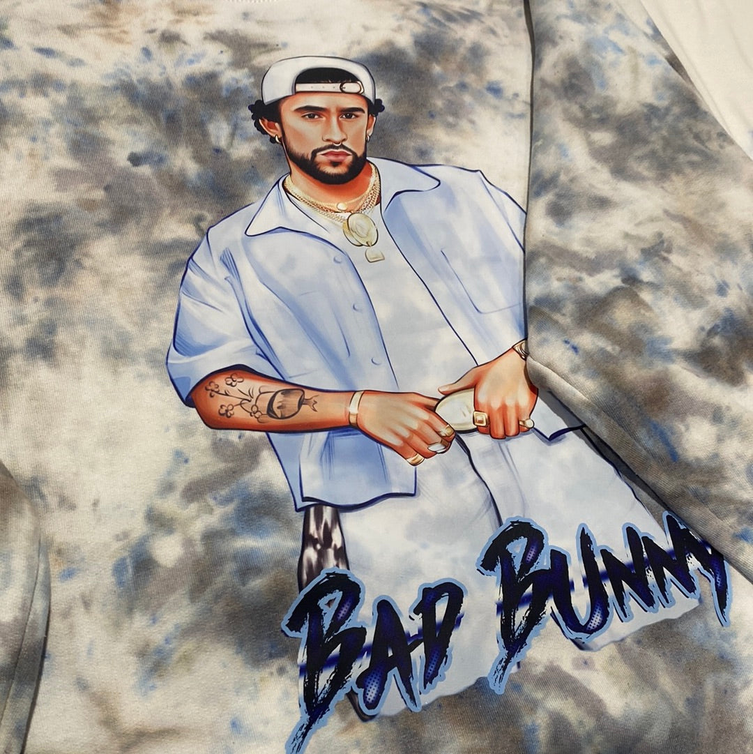 BadBunny UnX100to TieDye Sweatshirt