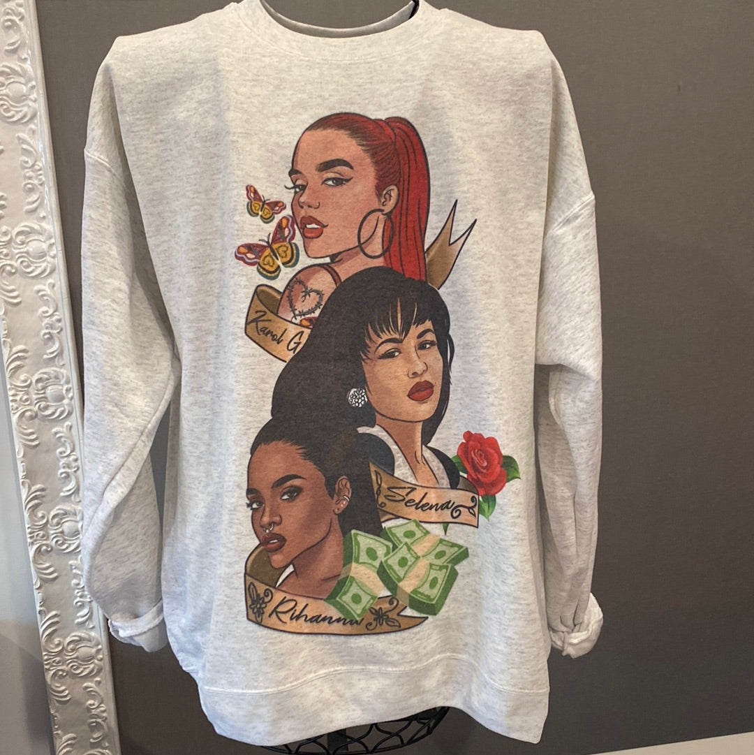 3 divas  Sweatshirt