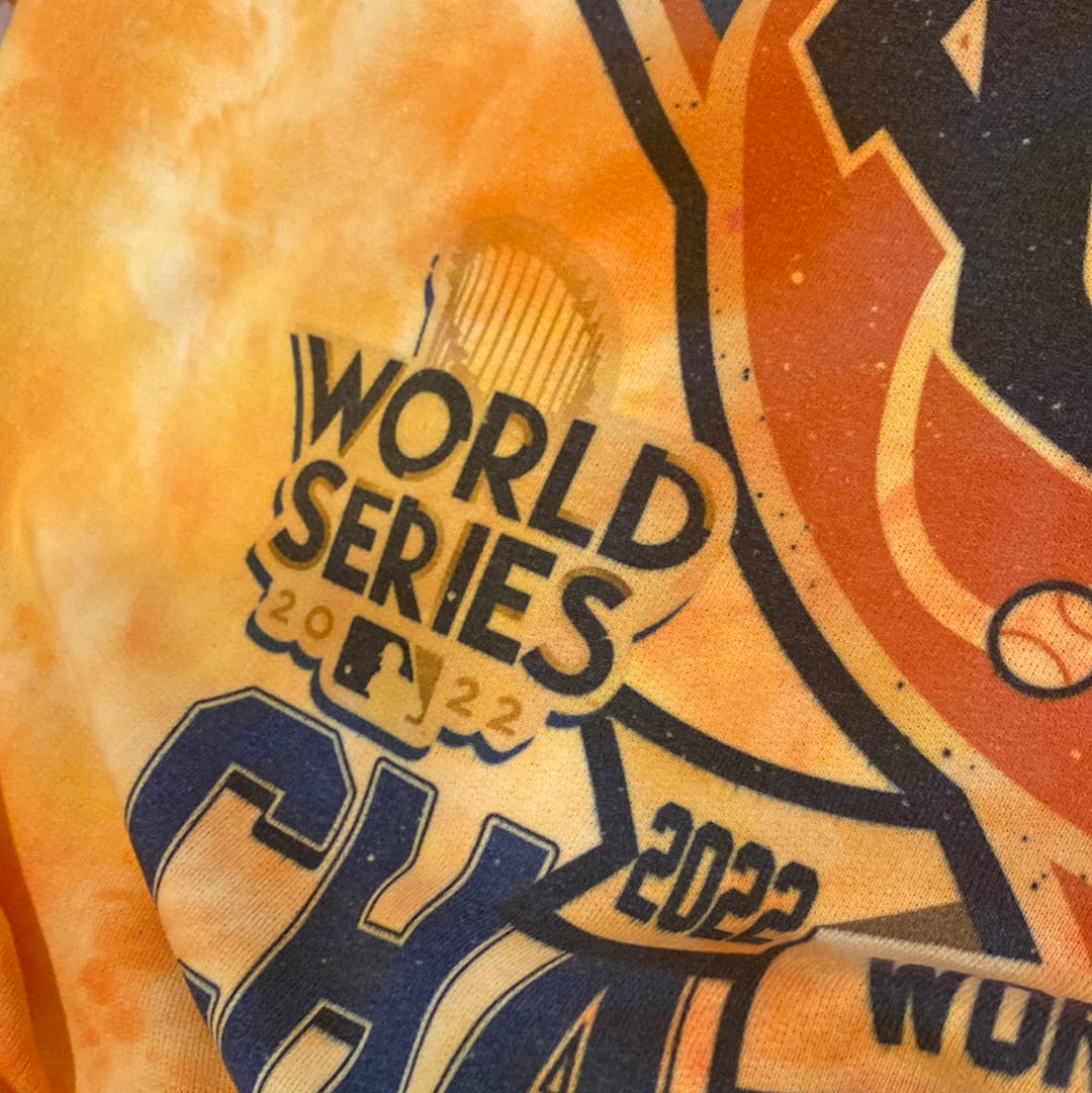 World Series Orange Dyed Sweatshirt