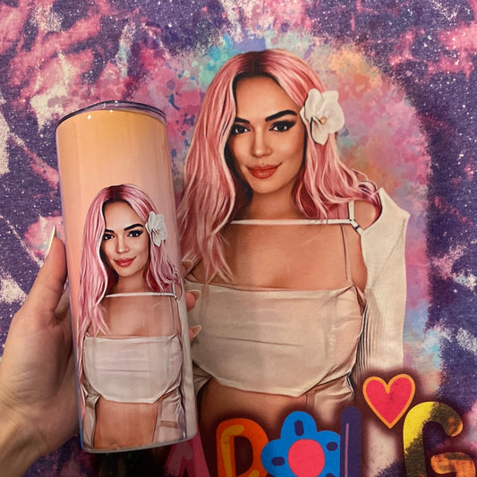 KarolG Pink Hair Bundle W/ tumbler