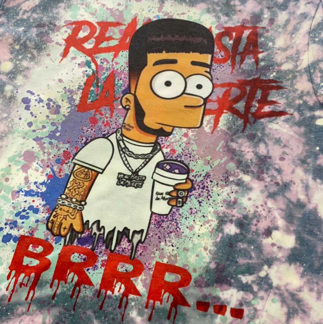 Anuel. Brrrr… bleached tee