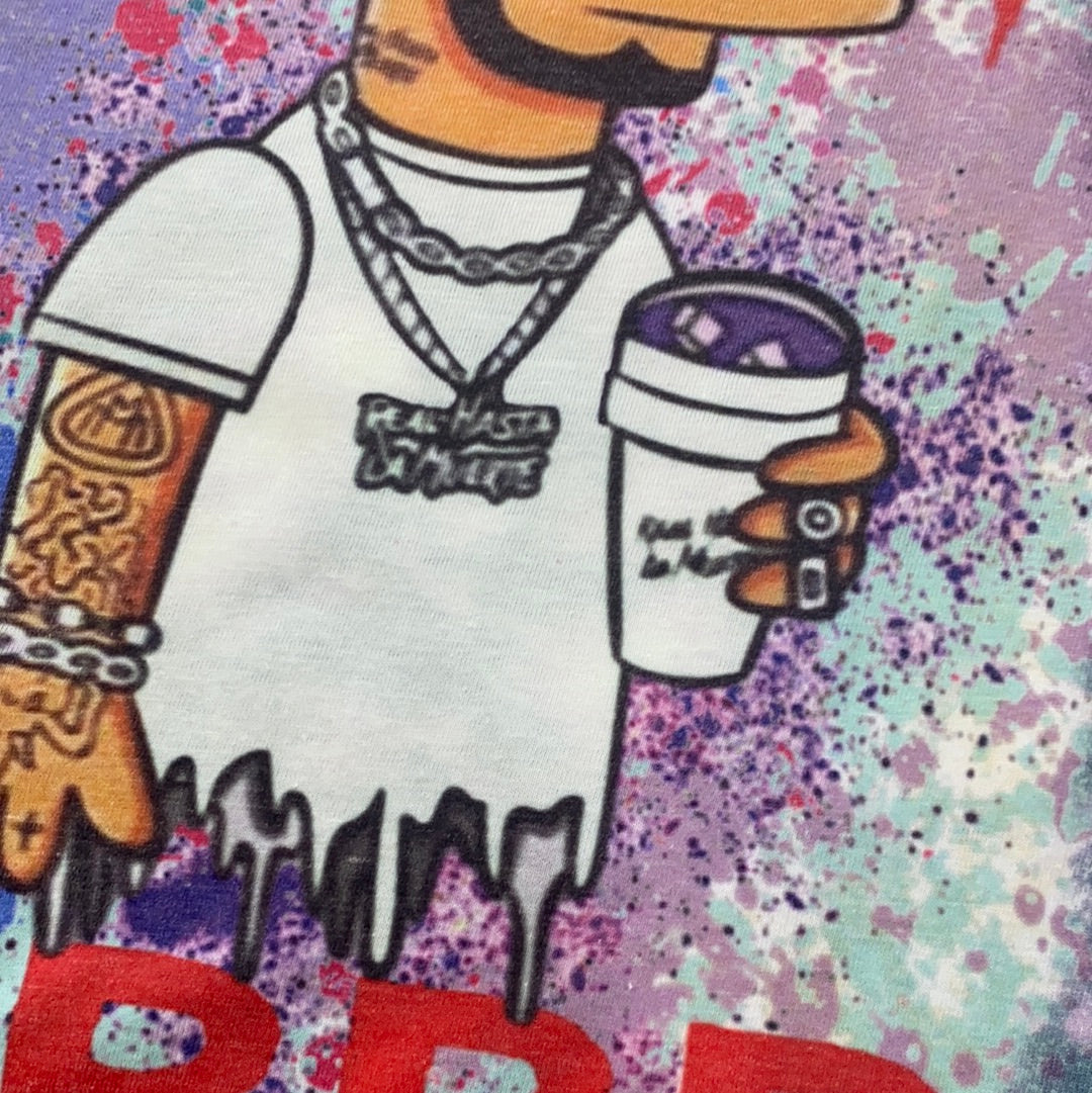 Anuel. Brrrr… bleached tee