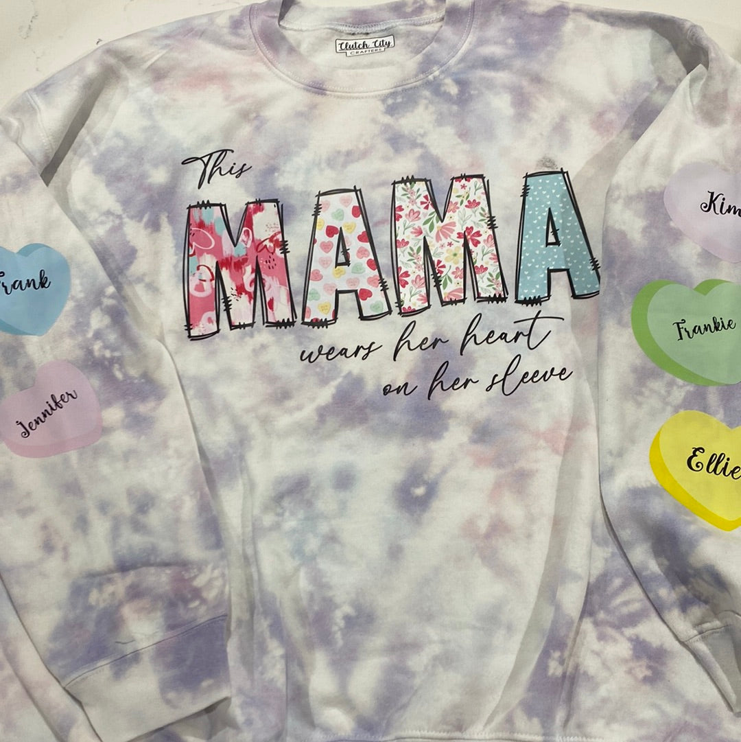 Mama TIE DYE Sweatshirt