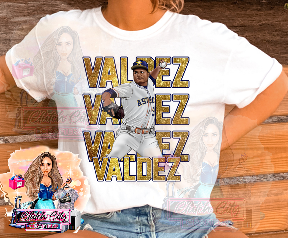 Framber Valdez Gold White Tee